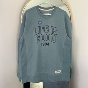 NWT Life is Good Crew